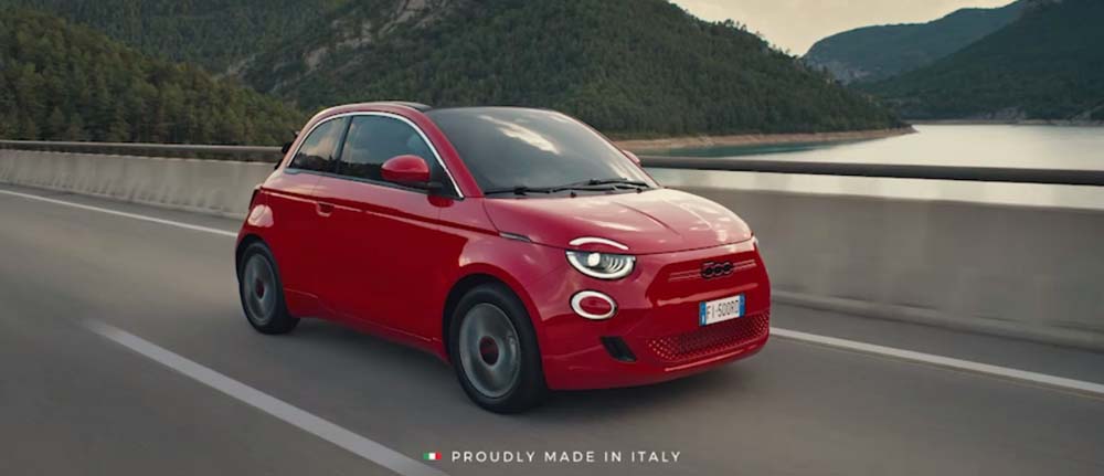 Fiat 500 eléctrico.