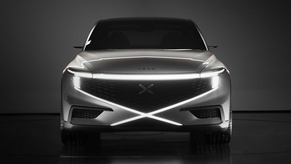 Pininfarina NamX HUV. Imagen estudio frontal.