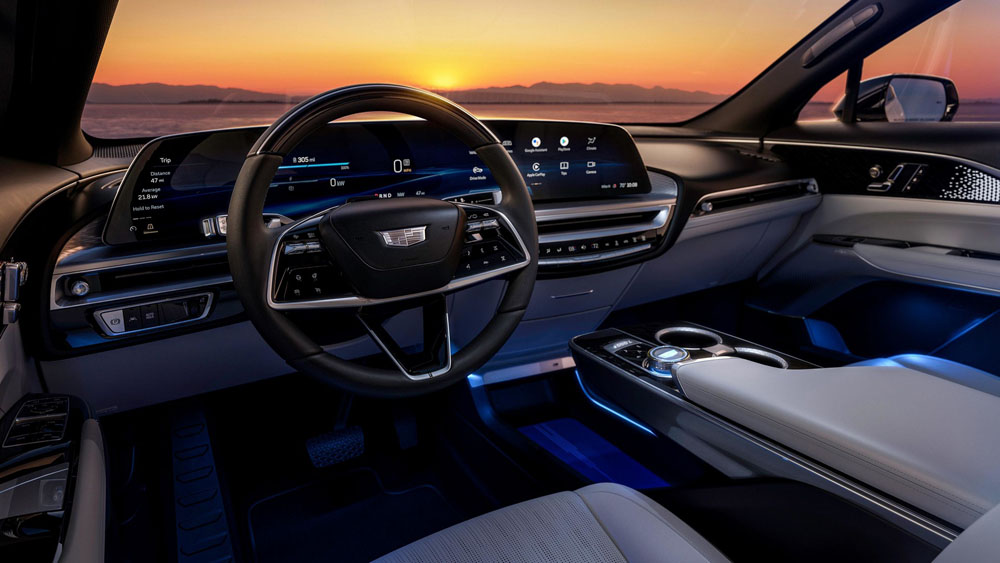 Cadillac Lyriq. Imagen interior.