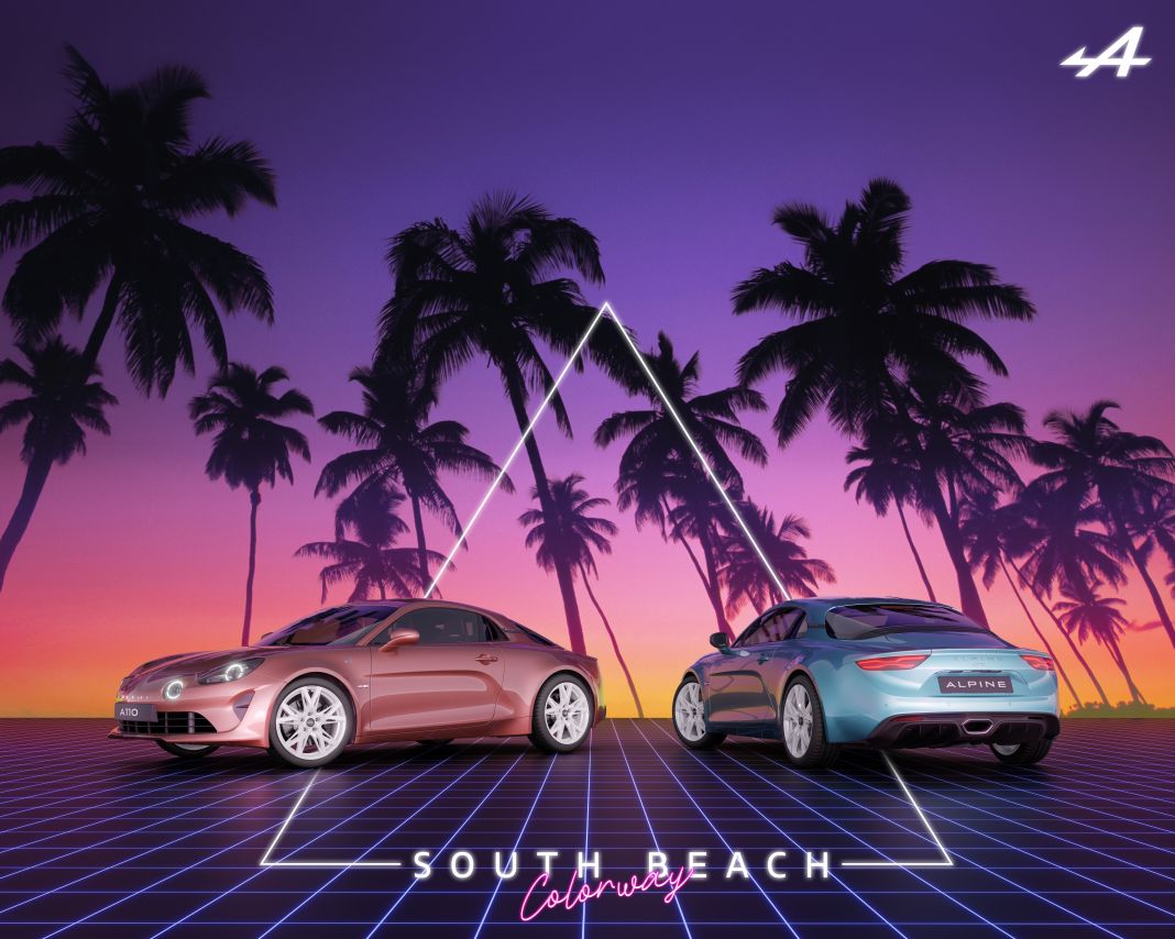 Alpine A110 - COLORES MIAMI GP