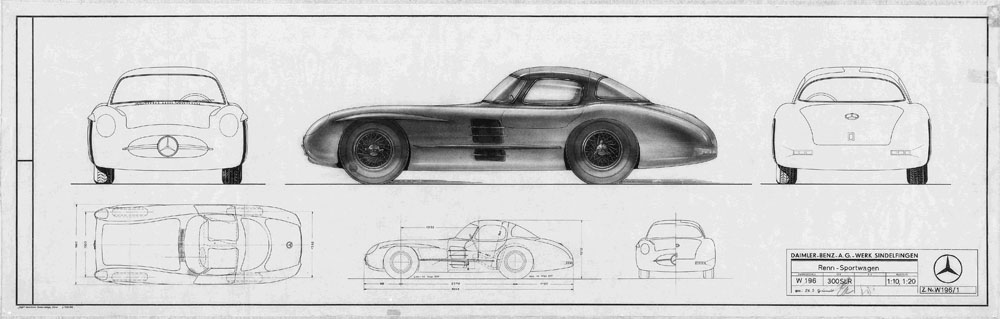 Mercedes 300 SLR 20 Motor16