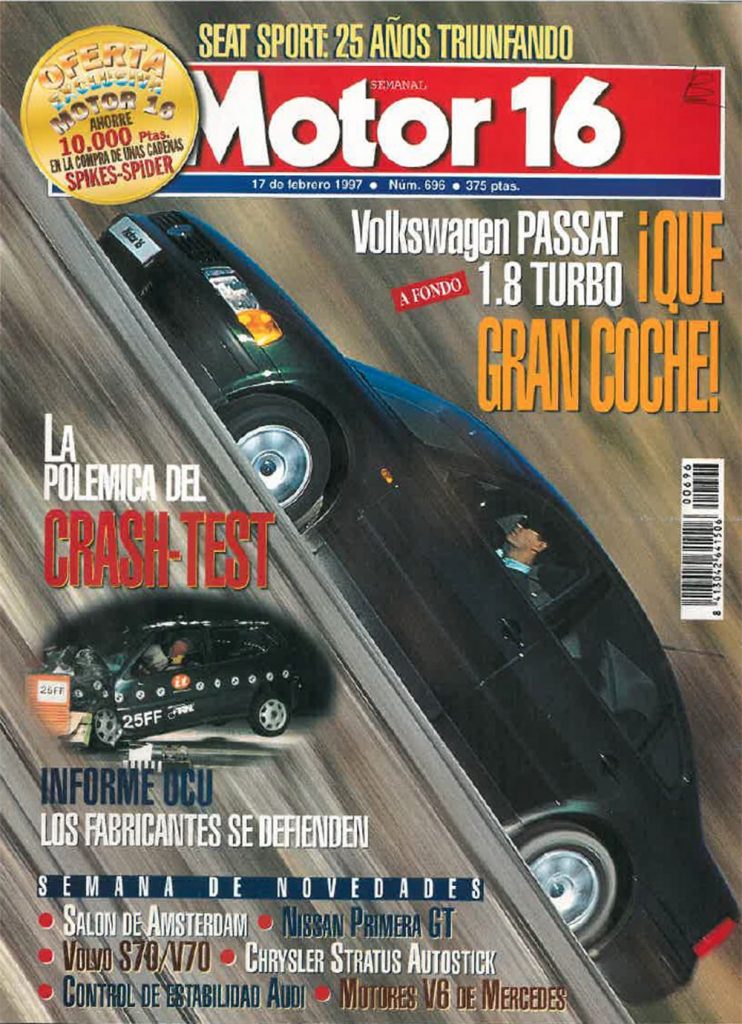 Portada de Motor 16 de febrero de 1997.