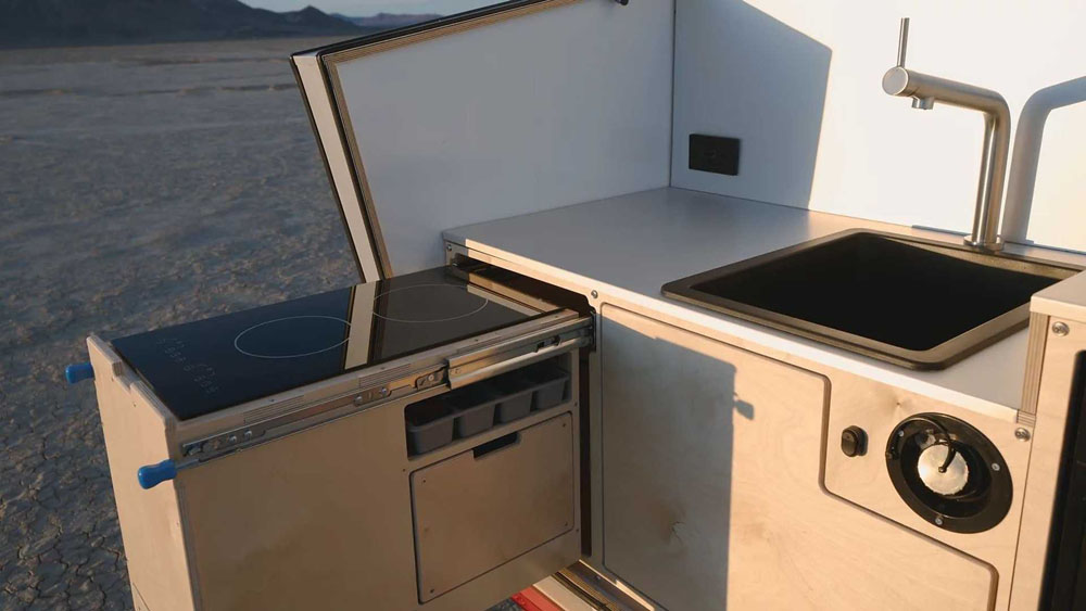 Caravana Polydrop. Imagen cocina.