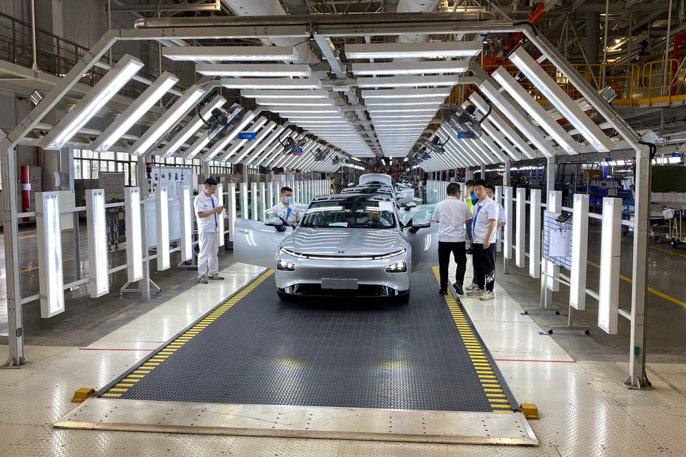 Xpeng fábrica interior