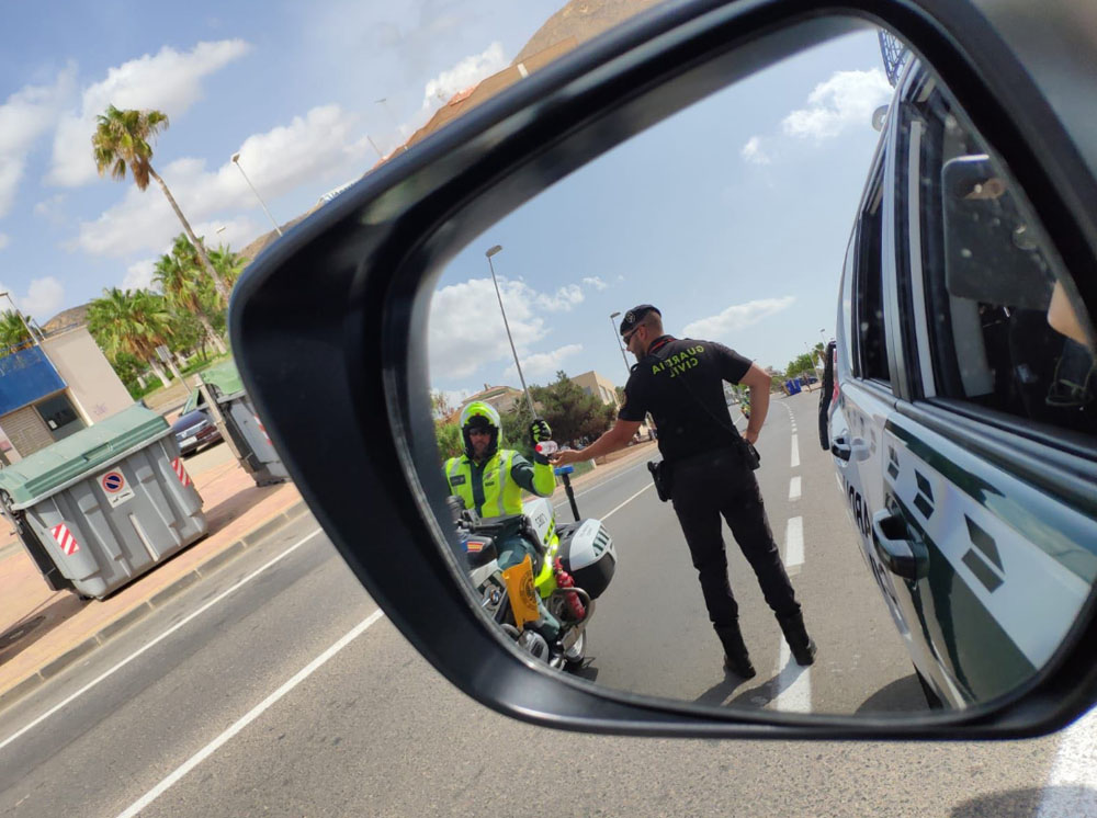 guardia civil. retrovisor