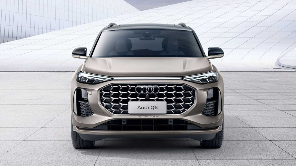 Audi Q6 China. Imagen frontal.