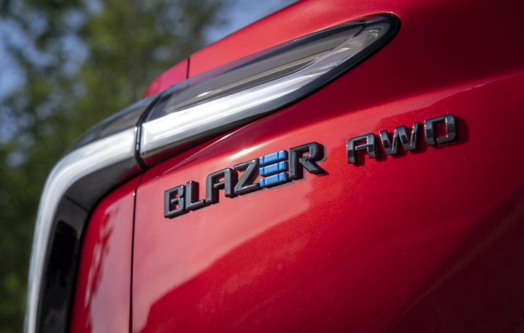2023 Chevrolet Blazer EV. Imagen detalle.