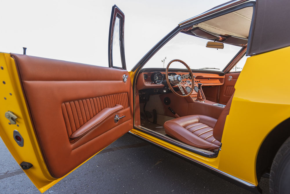 1968 Maserati Ghibli Spyder Prototype. Imagen interior.