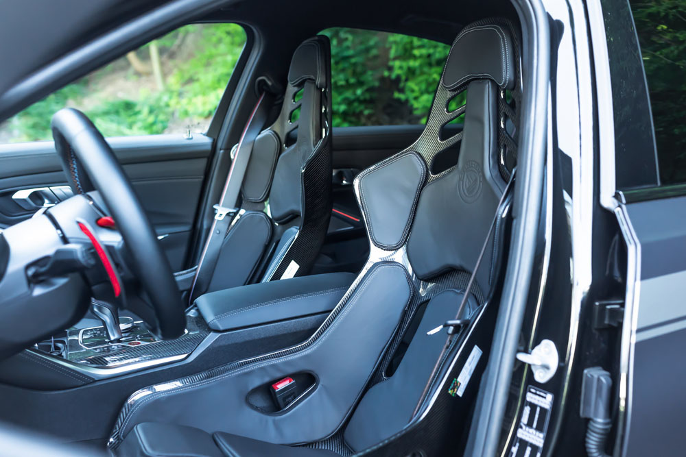 BMW M3 Manhart MH3 GTR. Imagen asientos.