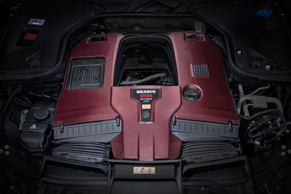 Brabus P 900 Rocket Edition. Imagen motor.