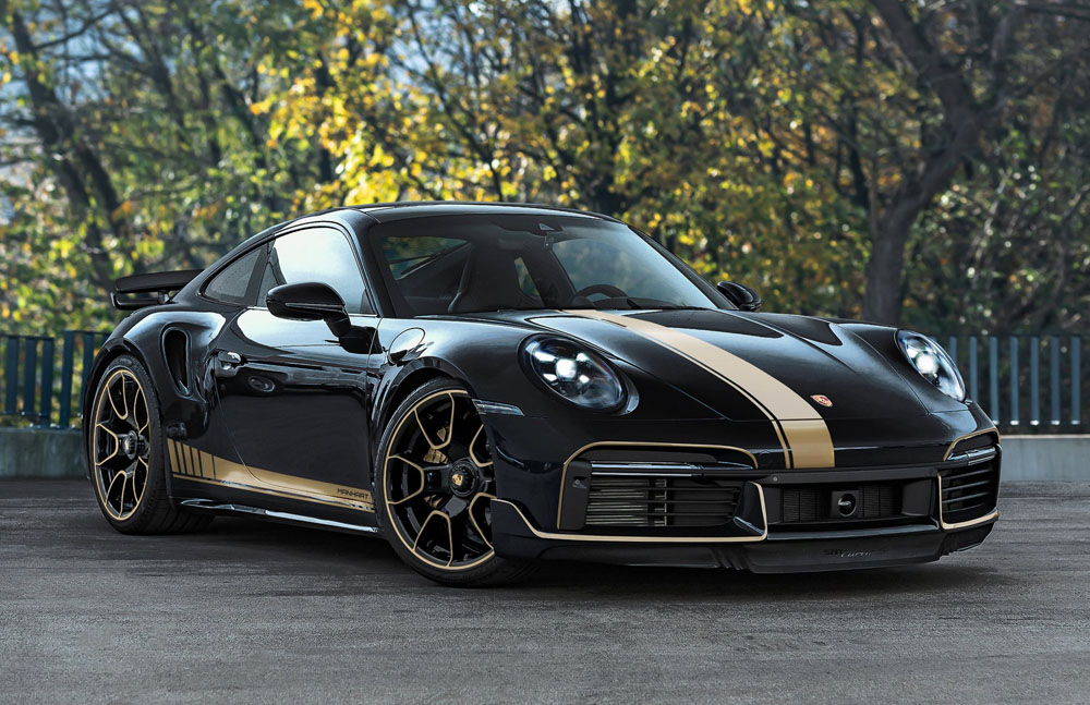 Manhart Porsche 911 Turbo S. Imagen estática delantera.