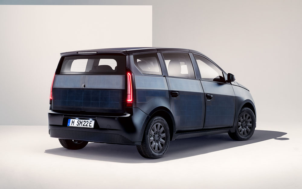 Sono Motors Sion. Imagen estudio trasera.