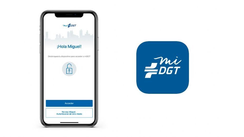 La app miDGT permite realizar numerosos trámites a distancia.
