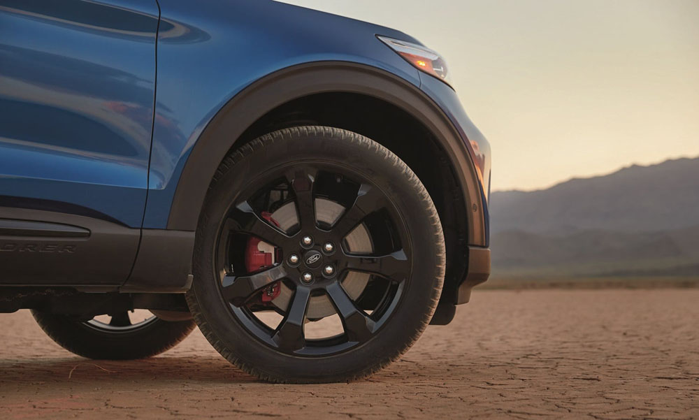 Ford Explorer ST. Imagen llanta.