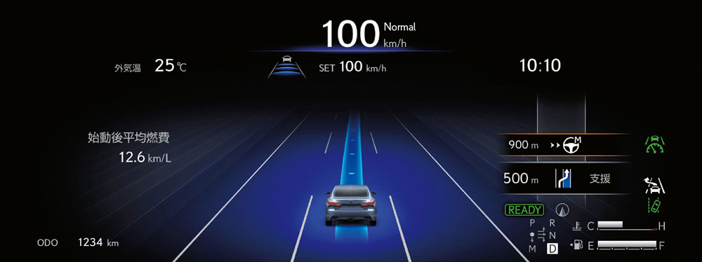 Lexus LS. Imagen cuadro digital.