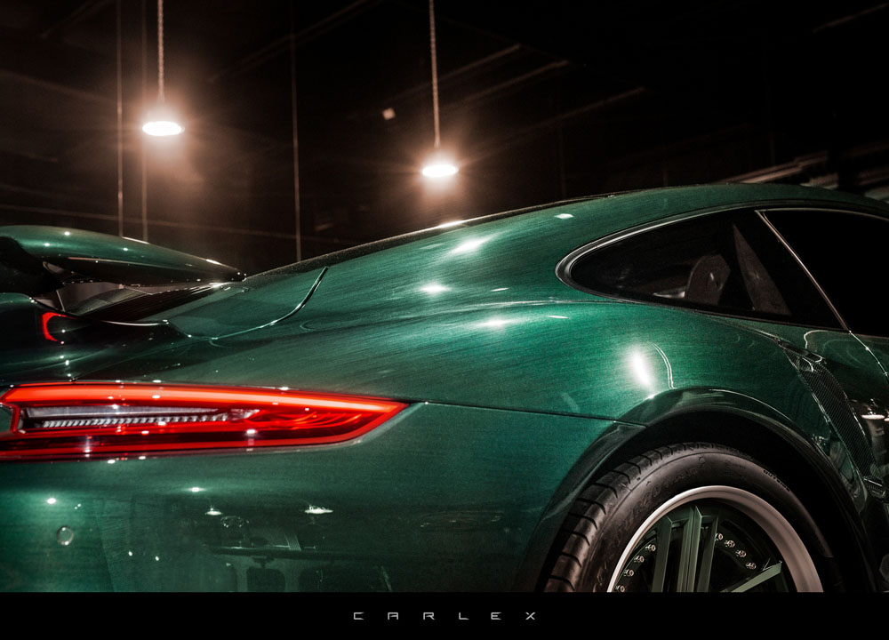 Porsche 911 Turbo Carlex Design. Imagen detalle.