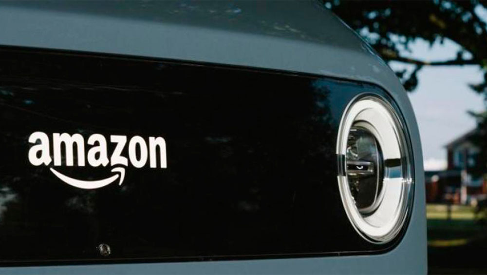 Furgoneta Rivian Amazon. Imagen detalle.
