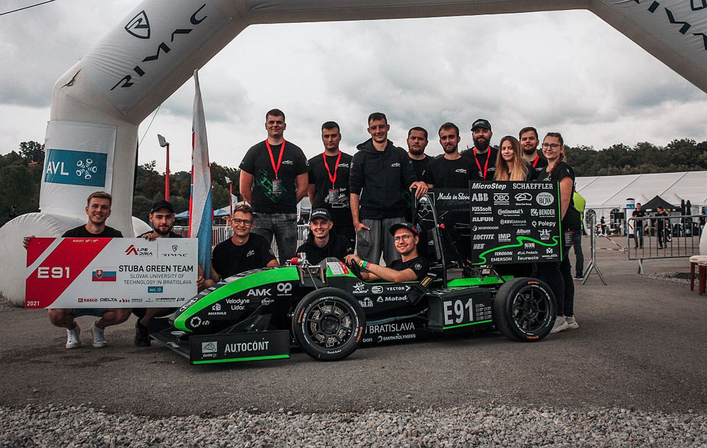 GreenTeam bólido eléctrico. Imagen estudiantes.