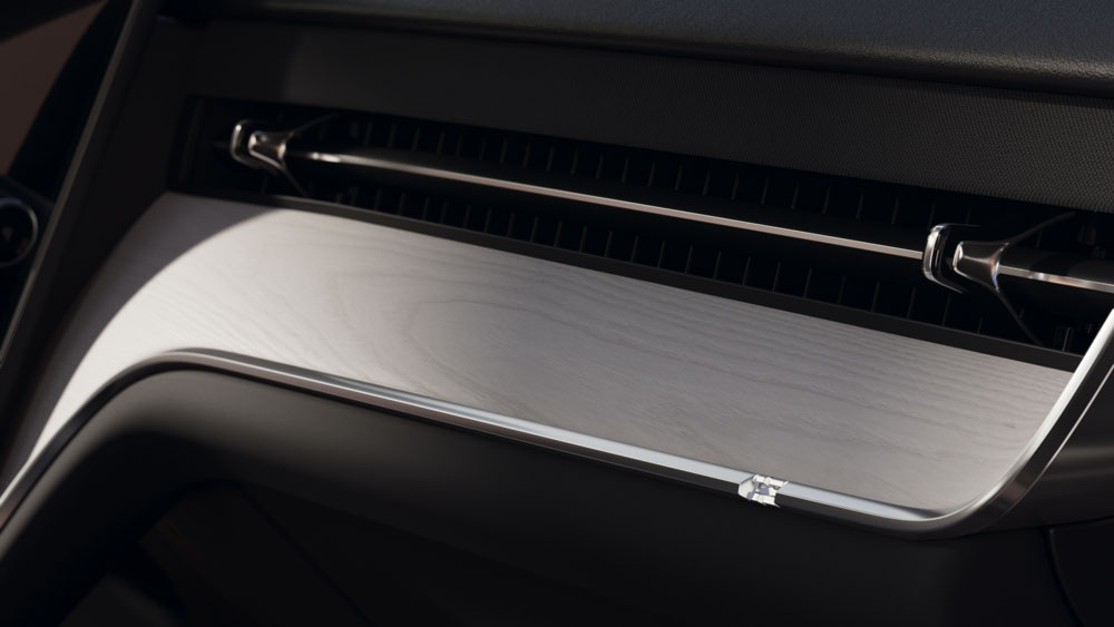 Volvo EX90. Imagen detalle salpicadero.