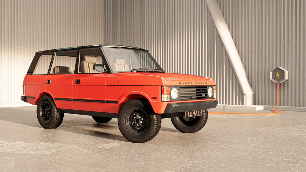Lunaz Range Rover Electromod Town. Imagen exterior.