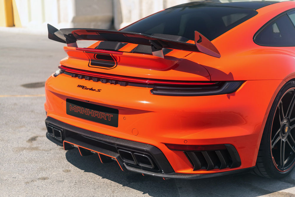 Manhart TR 800 Porsche 911 Turbo S Coupé. Imagen detalle exterior.