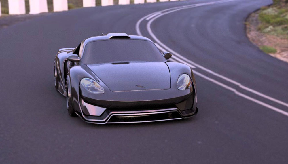Valet Automotive Porsche 911 GT1. Imagen exterior.