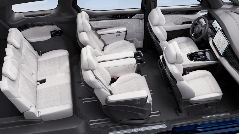 Zeekr 009. Imagen interior.