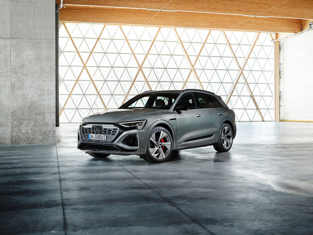 Audi Q8 e-tron. Imagen estática frontal.