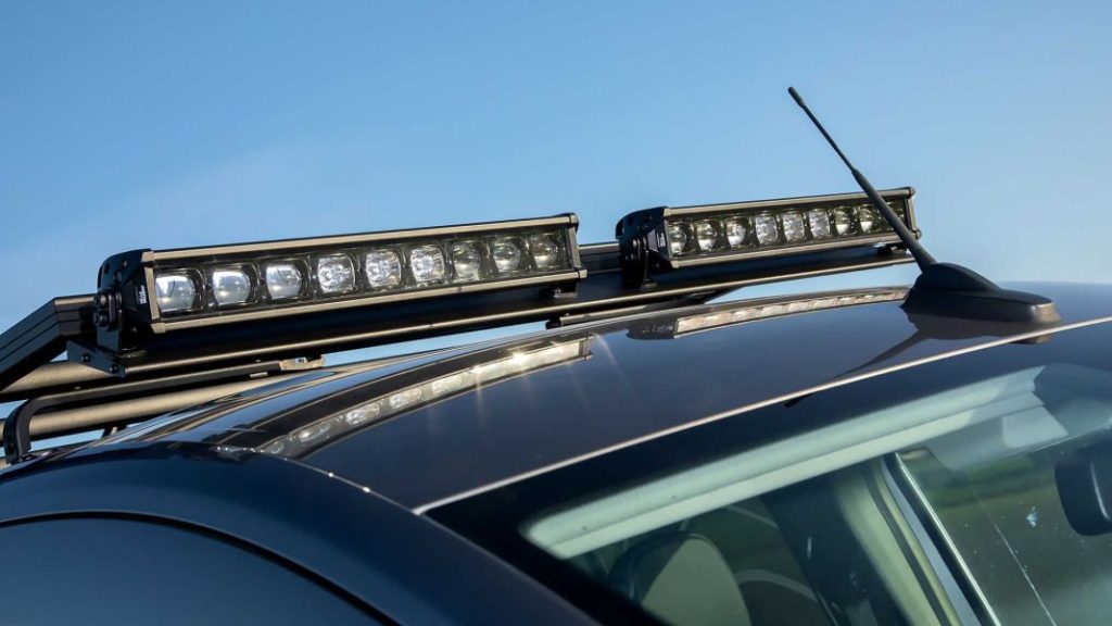 Vansports Mercedes-Benz Citan. Imagen detalle luces LED techo.