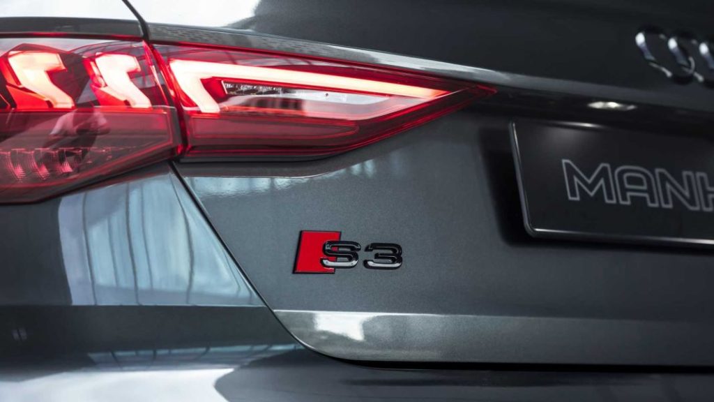 2023 Audi S3 Sedán Manhart. Imagen detalle logo.