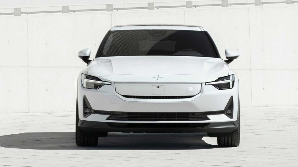 2023 Polestar 2. Imagen estática delantera.