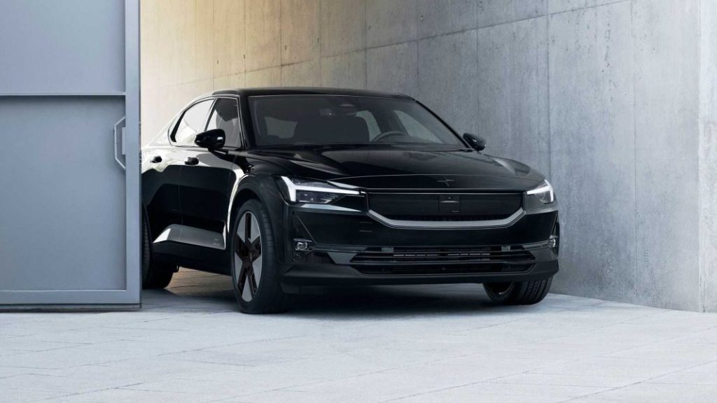 2023 Polestar 2. Imagen estática frontal.