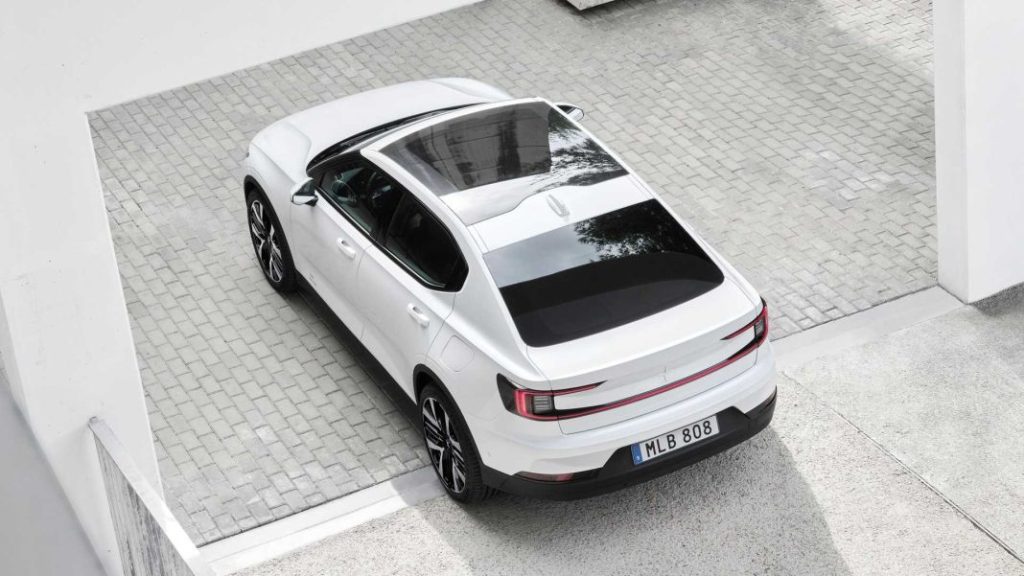 2023 Polestar 2. Imagen estática trasera.