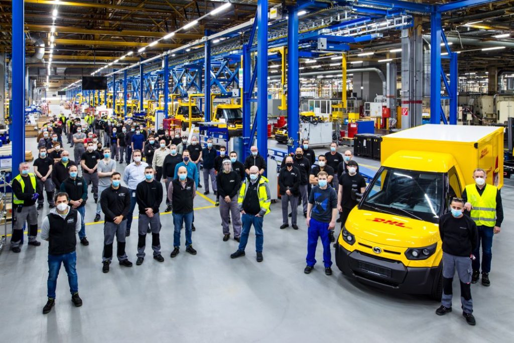 2023 B-ON DHL. Imagen en la fábrica.