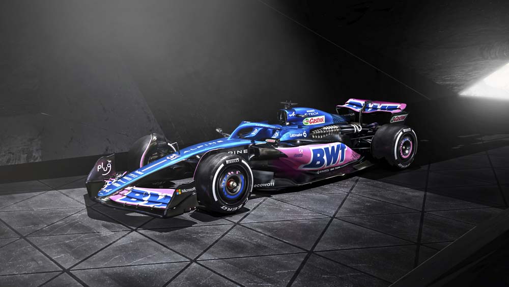 2023 Alpine F1 Team. Alpine A523. Imagen estudio.