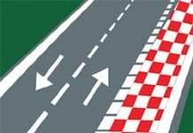 La DGT te pone a prueba en Twitter: ¿qué significan estas marcas rojas y blancas en la calzada?