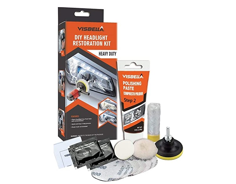 kit reparación faros coche polimero liquido faros accesorios para vehículos  tools kit pulido de faros reparador