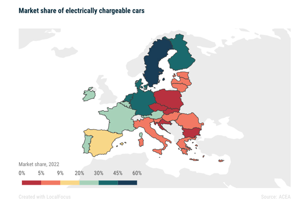 cuota de mercado electricos ACEA Motor16