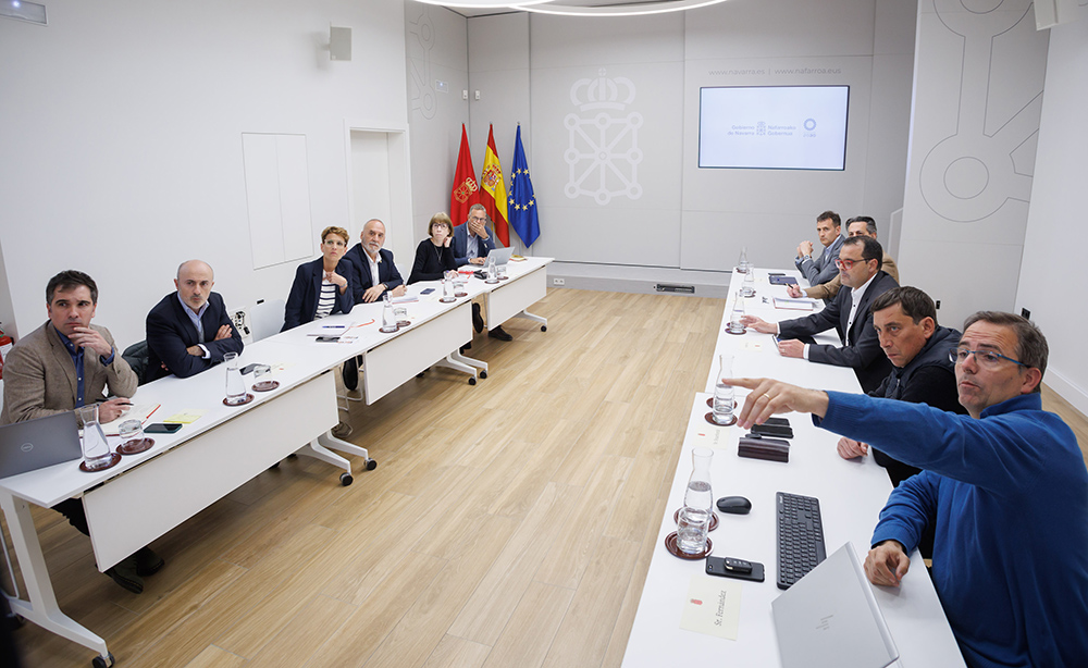 Representantes de Volkswagen Navarra se han reunido con el Gobierno de la región.