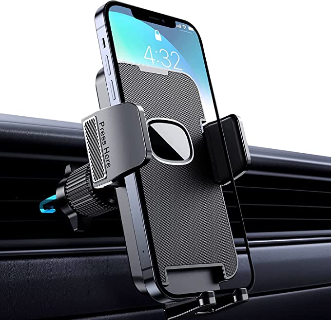 soporte para telefono movil coche universal y extensible 360 grados para  rejilla de ventilación compatible con