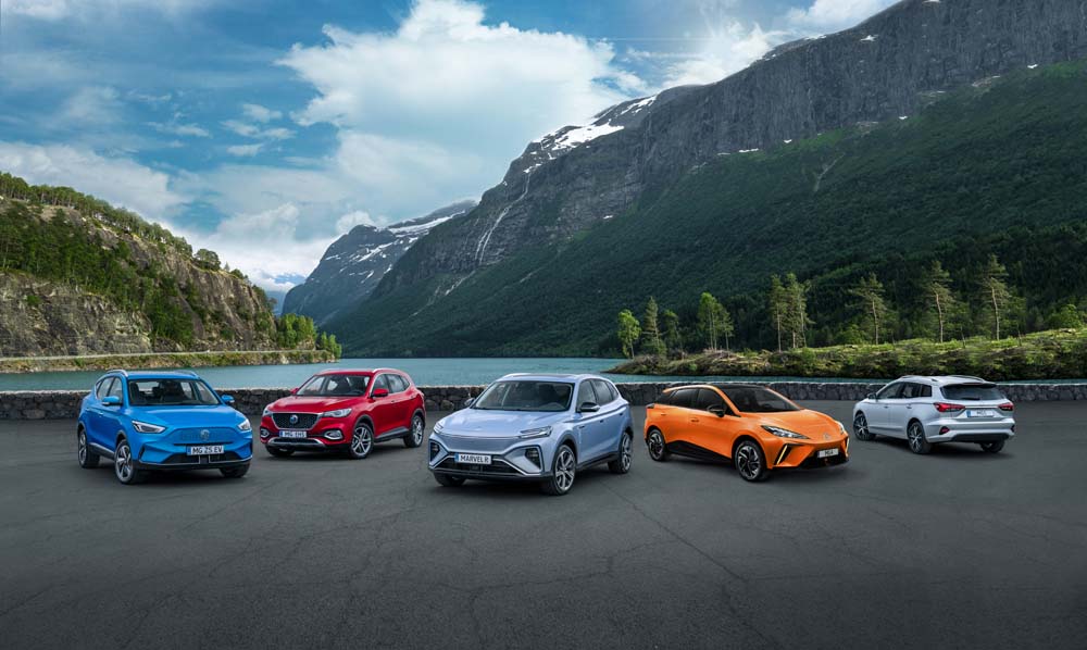 2022 Gama MG vehículos eléctricos. China.