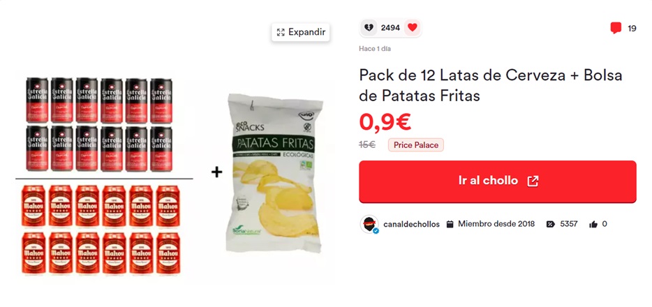 Pack Patatas Michollo Motor16