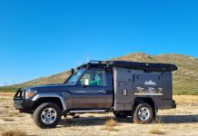 Este Toyota Land Cruiser 70 es un todoterreno camperizado para viajar al fin del mundo