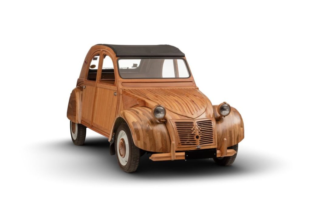 Citroen 2CV madera 4 Motor16