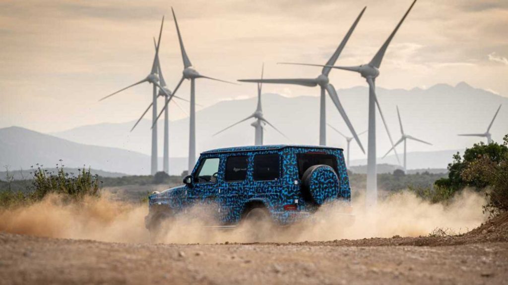 2023 Mercedes-Benz Clase G eléctrico. Imagen movimiento.