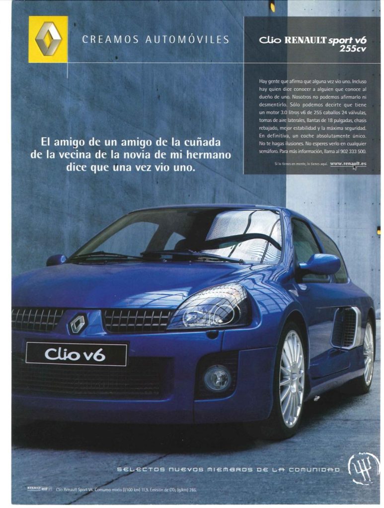 Clio II V6 Amigo de amigo