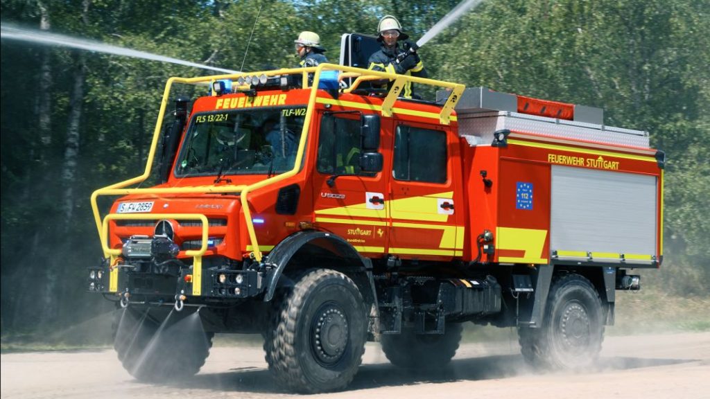 Unimog bomberos mercedes 14 Motor16