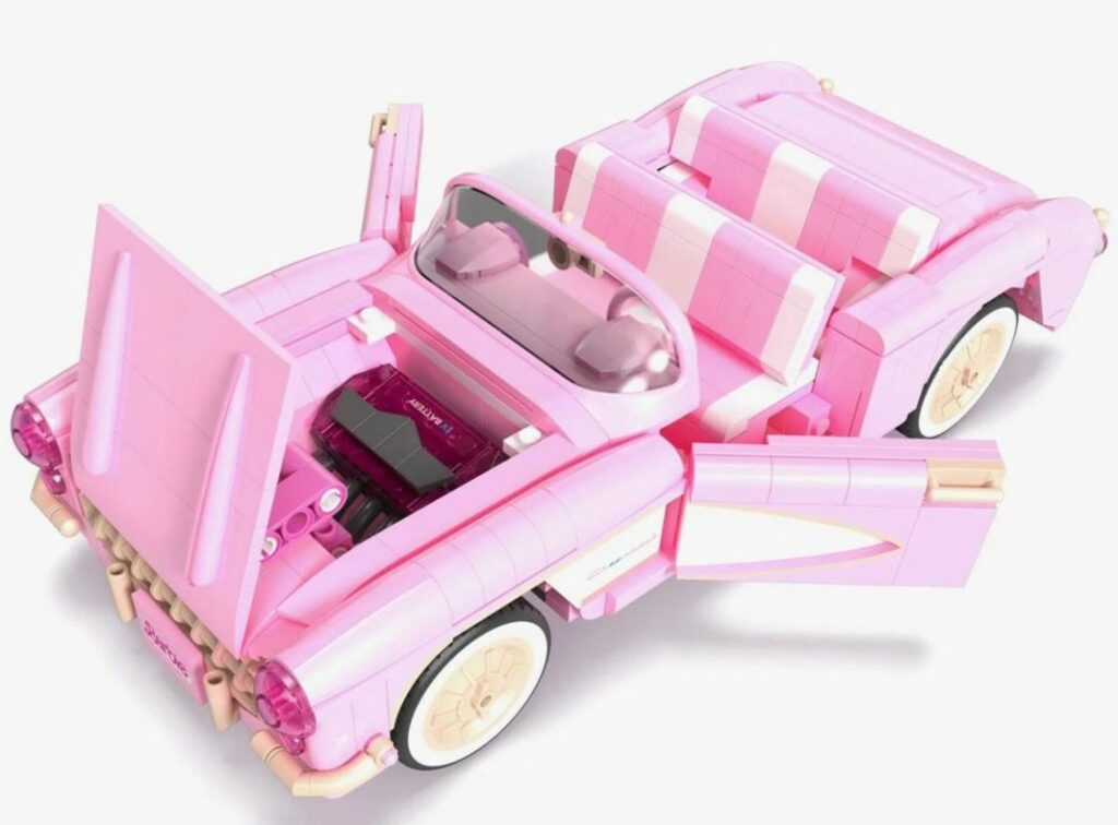 corvette barbie mattel mega4 Motor16