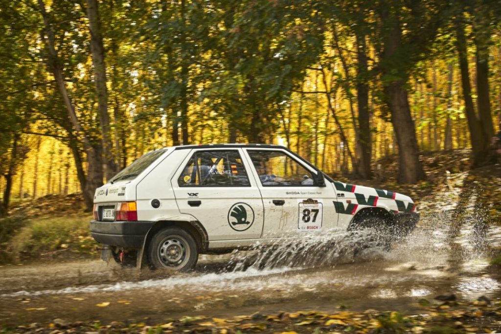 1994 Skoda Favorit Iberian Classic Raid. Imagen.