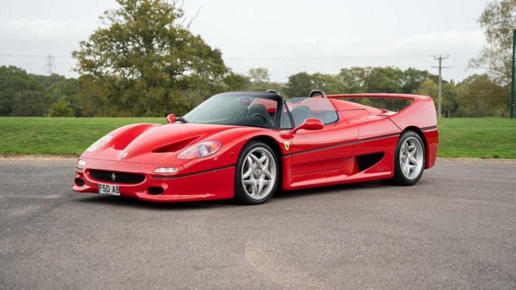 1997 Ferrari F50 Rod Stewart. Imagen exterior.